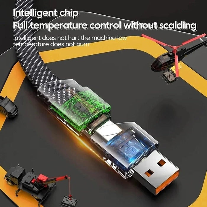 4 in 1 USB Charging Cable PD 65W 27W Fast Charging