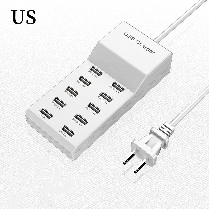 4/10-Ports USB Charging Station