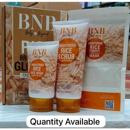 BNB Rice Brightening Glow Kit 3 in 1