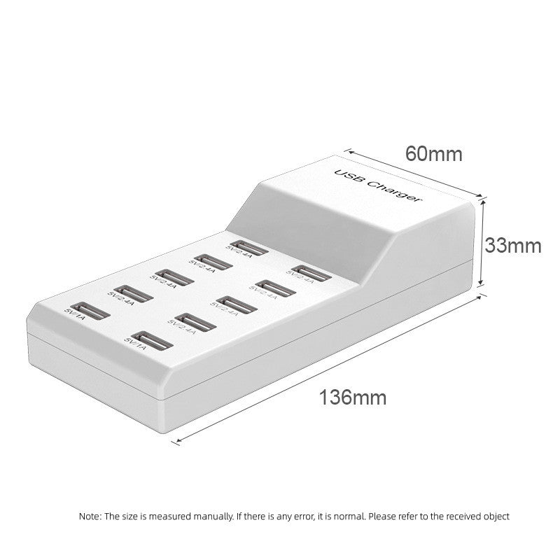 4/10-Ports USB Charging Station