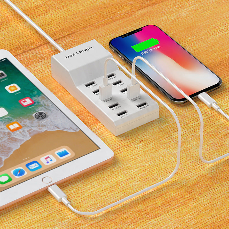 4/10-Ports USB Charging Station